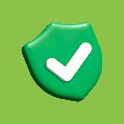 Shield 3D icon representing trading survival score and capital protection